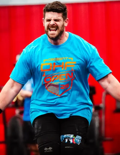 FNL-106 Man jumping rope duirng CrossFit DHF training.