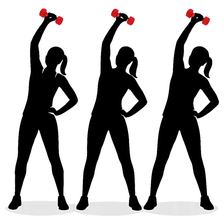 Group fitness class icon