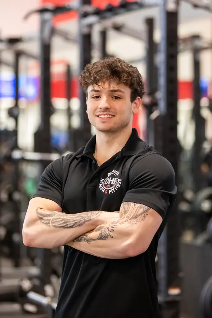 PersonalTraining_10 A young male personal trainer.