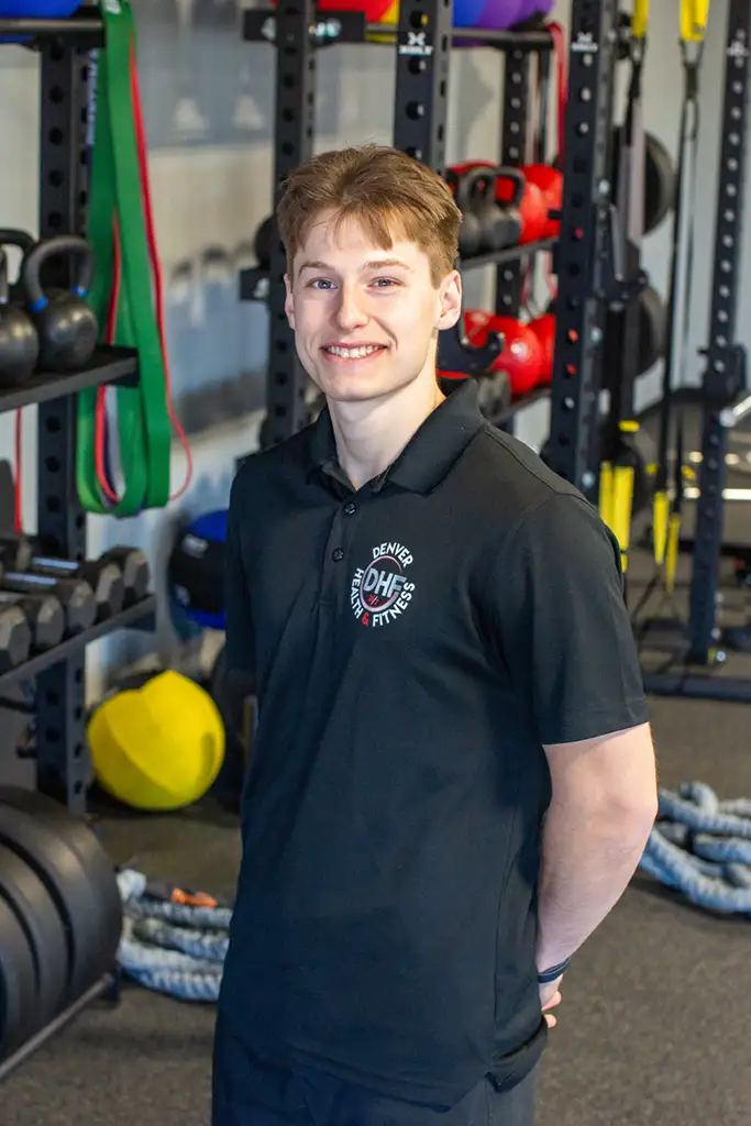 PersonalTraining_14 A young male personal trainer.