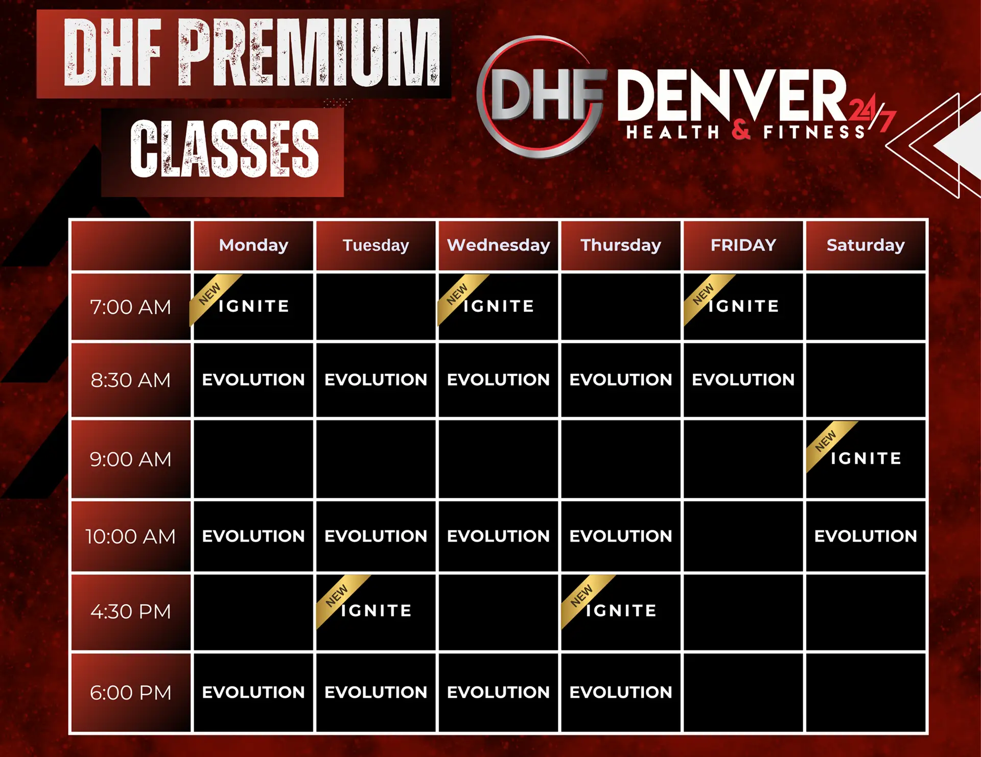 DHF Premium Class Calendar 3-13-26